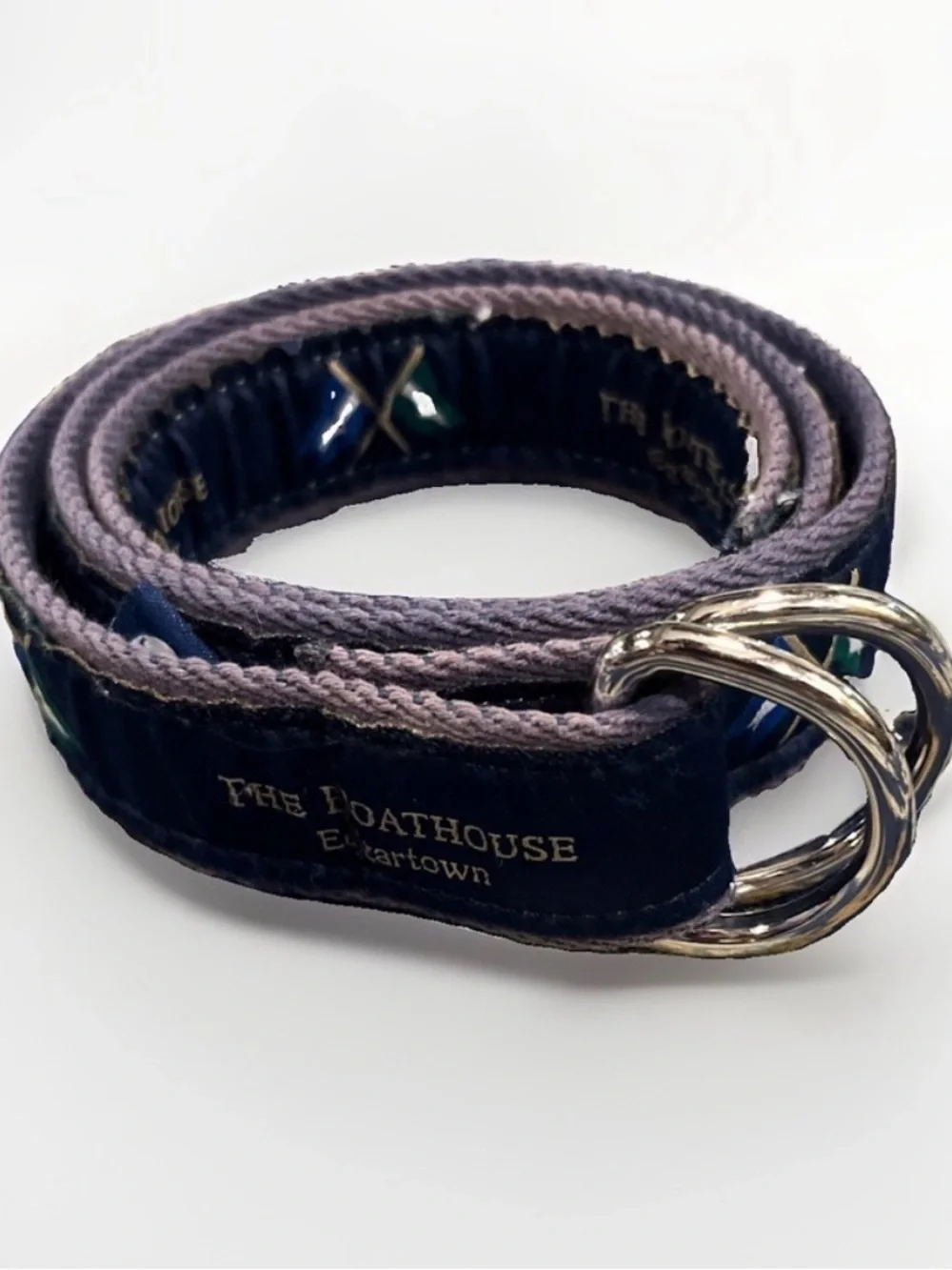The Boathouse Marthas Vineyard Edgartown yacht club perfect condition belt